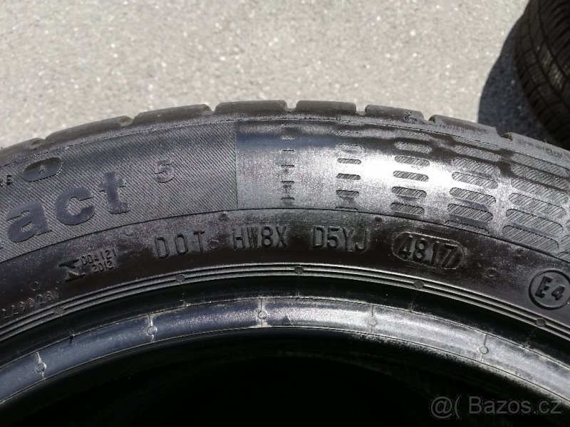 4 ks letní pneu Continental 185/55R15 - 5