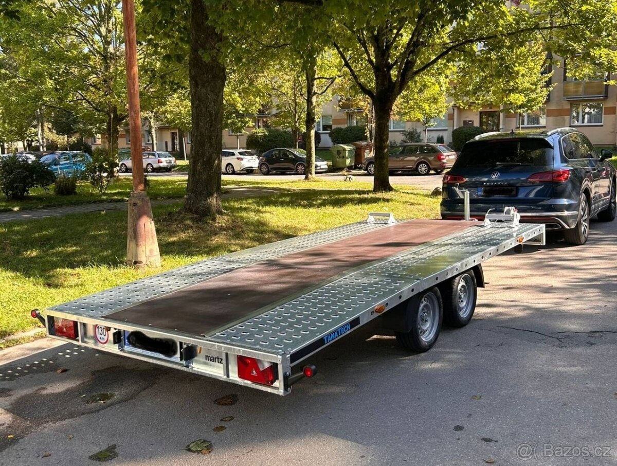 Přívěs na auta Martz UNIDECK 450 3000kg překl. výp