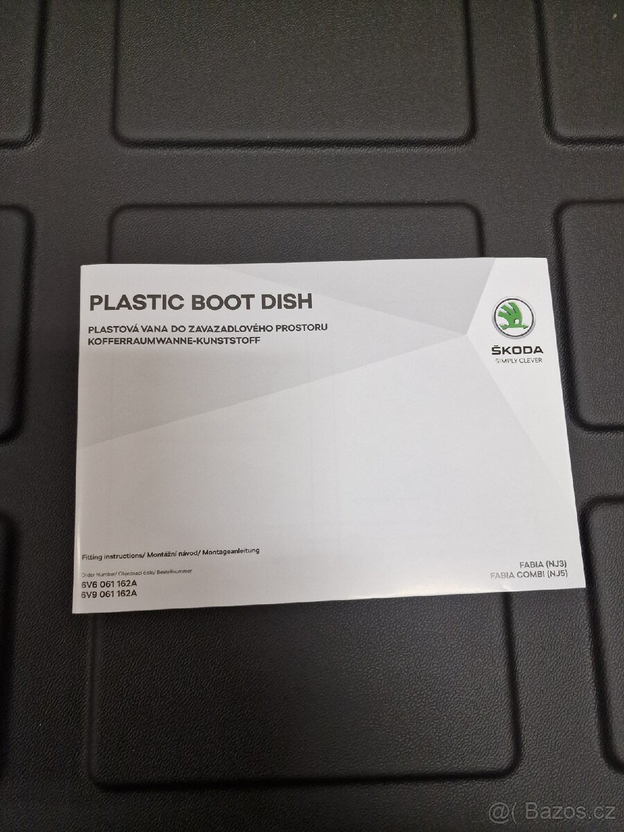 Plastová vana kufru Škoda Fabia 3 (krátká) hatchback - 5