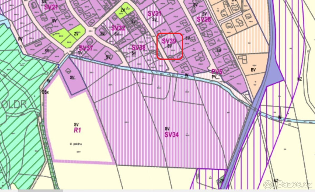 REZERVACE - Stavební pozemek U poldru, Nový Malín - 5