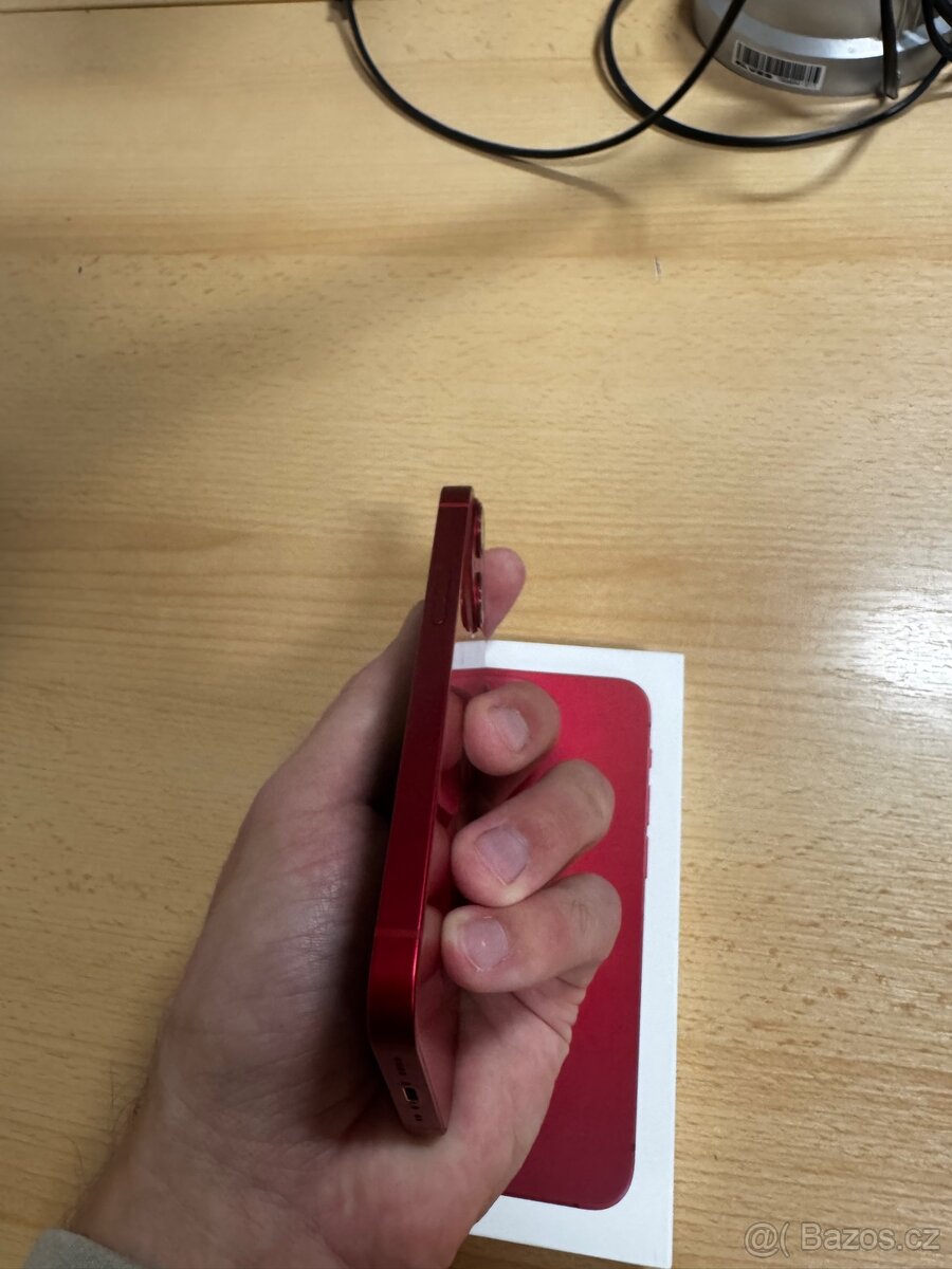 iPhone 13 mini RED 256 GB – jako nový, 100% baterie - 5