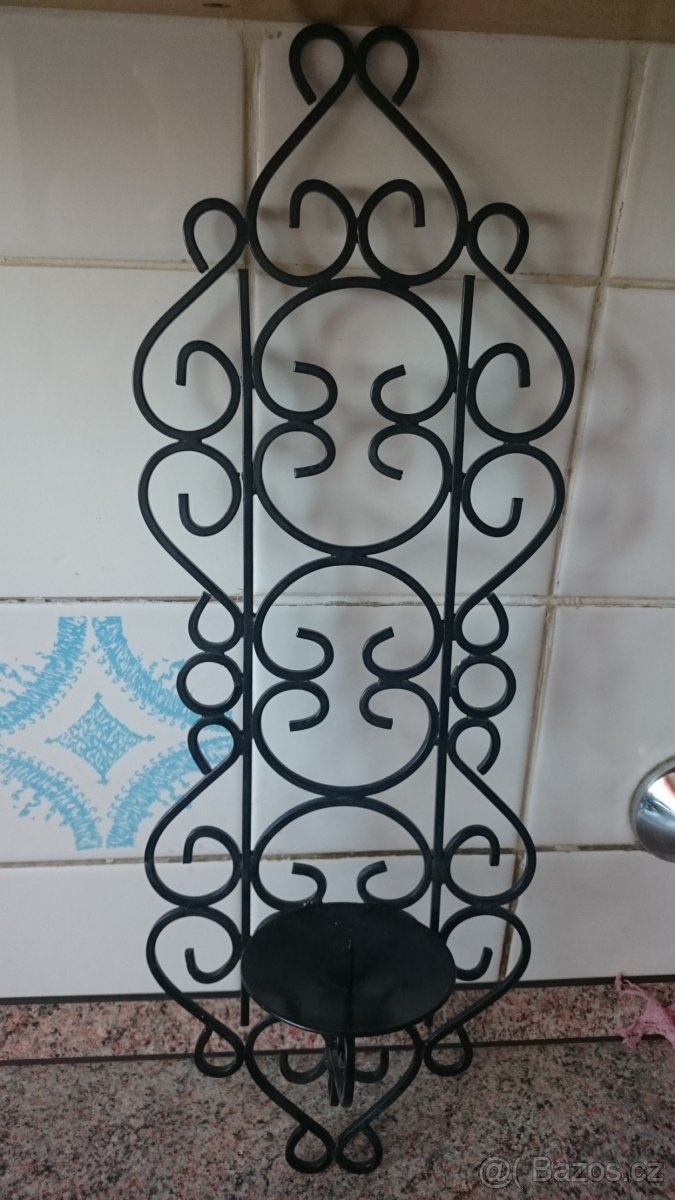 Svícny - retro - ruční práce. - 5