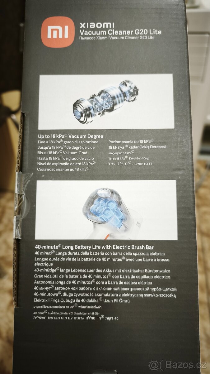 Tyčový vysavač Xiaomi Vacuum Cleaner G20 Lite - 5