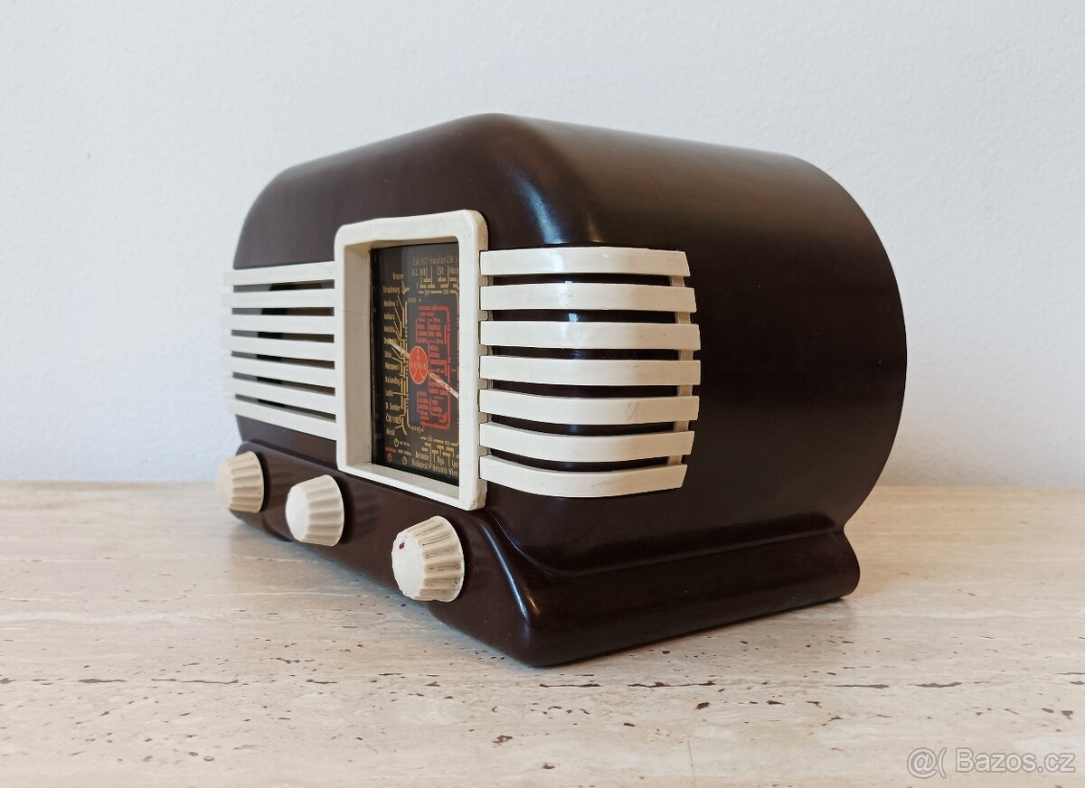 Starožitné rádio Tesla Talisman 307U, excelentní stav - 5