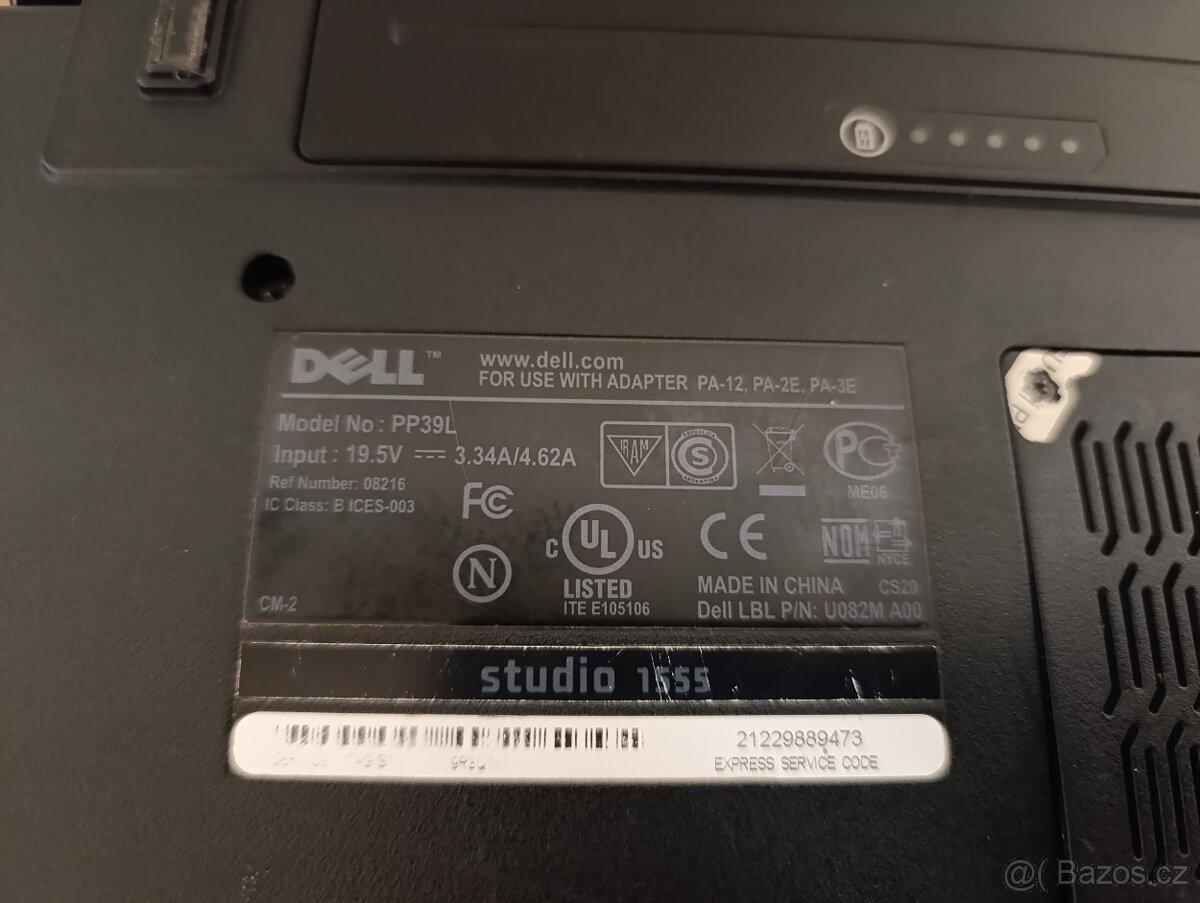 notebook dell pp39l - 5