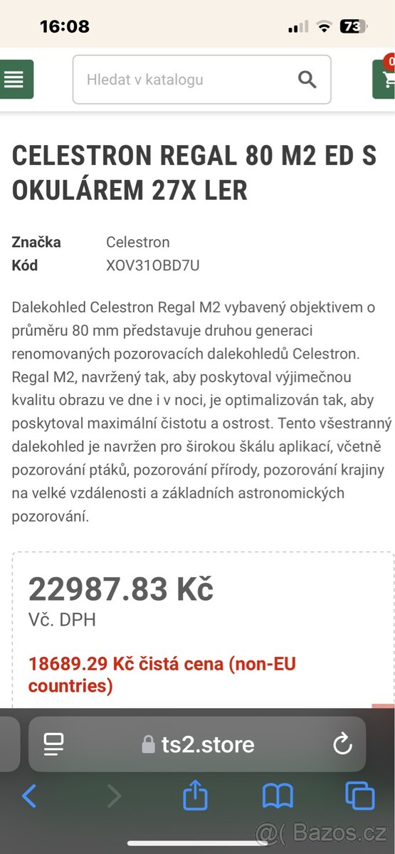 Dalekohled Celestron - 5