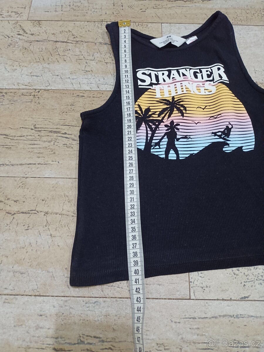 Dívčí triko, tílko, crop-top vel. 152-164 - 5