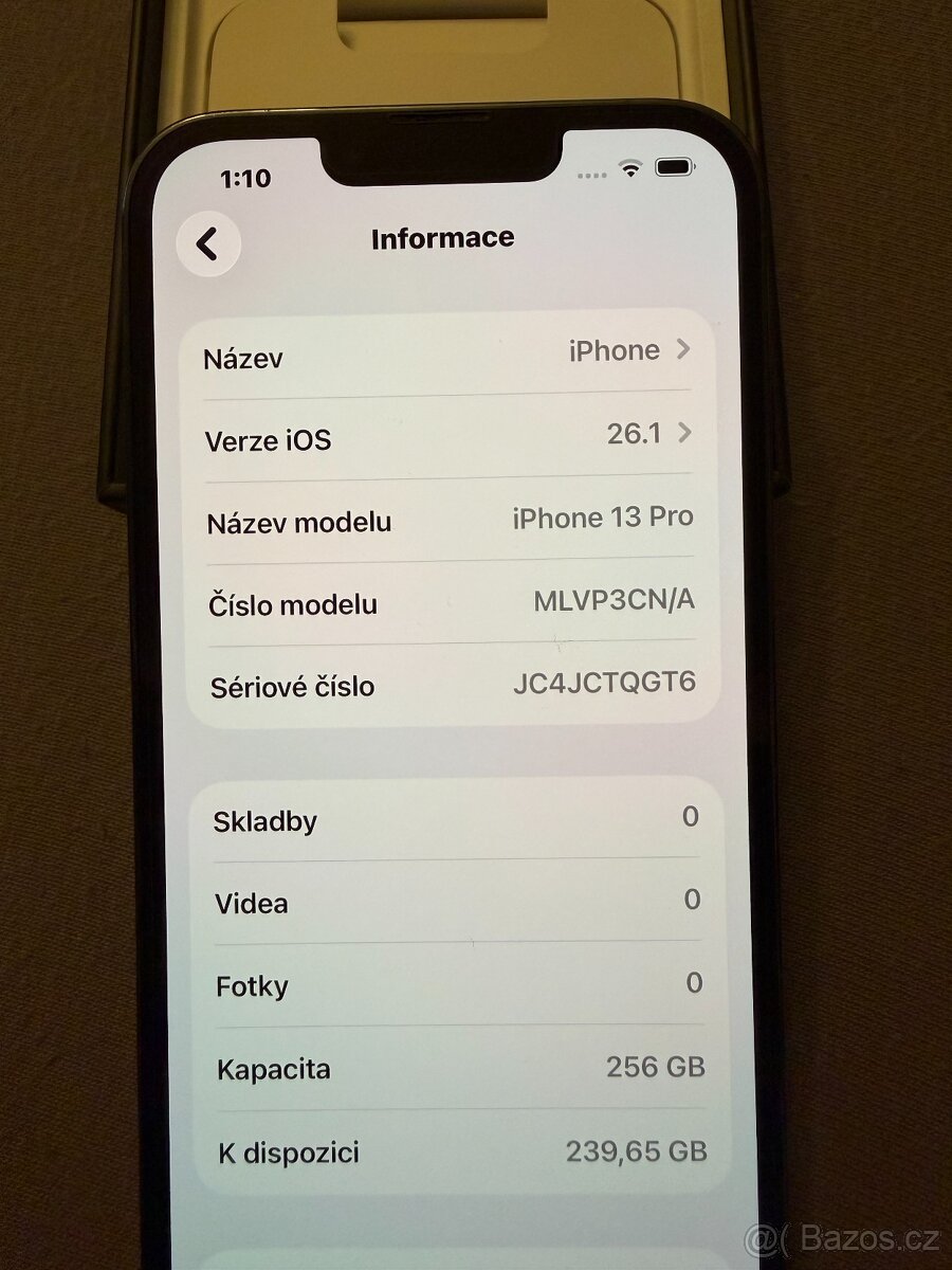 iPhone 13 Pro 256 Gb blue,krabice,4 kryty,armor fólie,TOP - 5