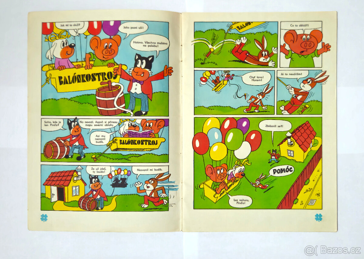 Čtyřlístek č.9 - Ke třem planetám - Original 1970 - 5