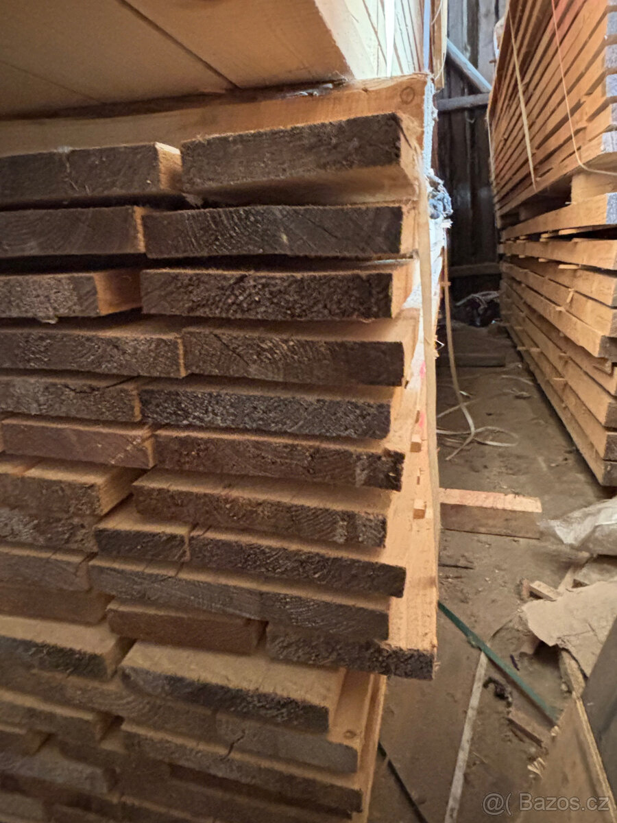 Prodám řezivo tl.24, 30,50 mm - 5