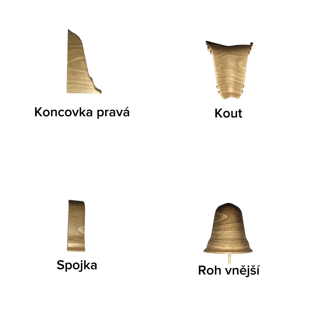 Soklové lišty (podlahové, stropní) - 5