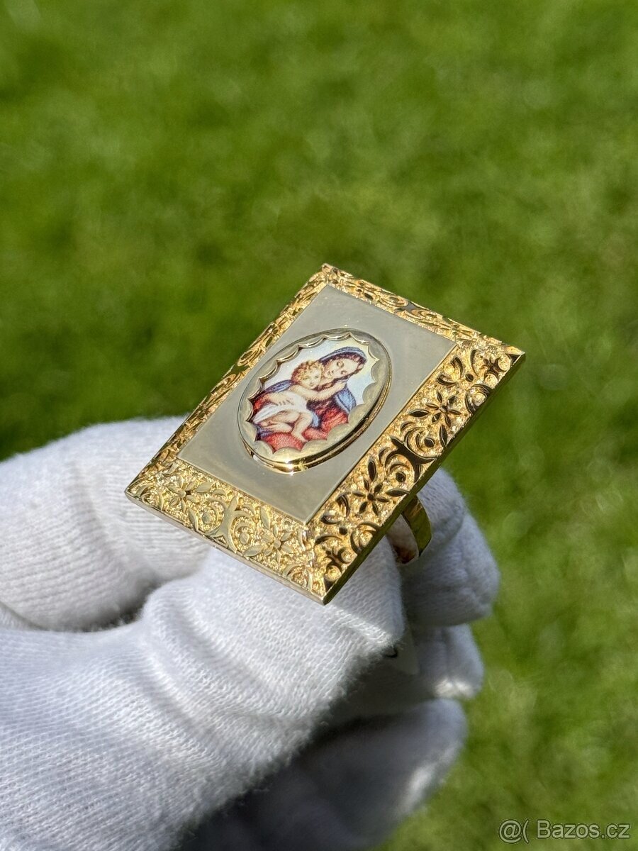 Zlatý prsten 18,97g - 5