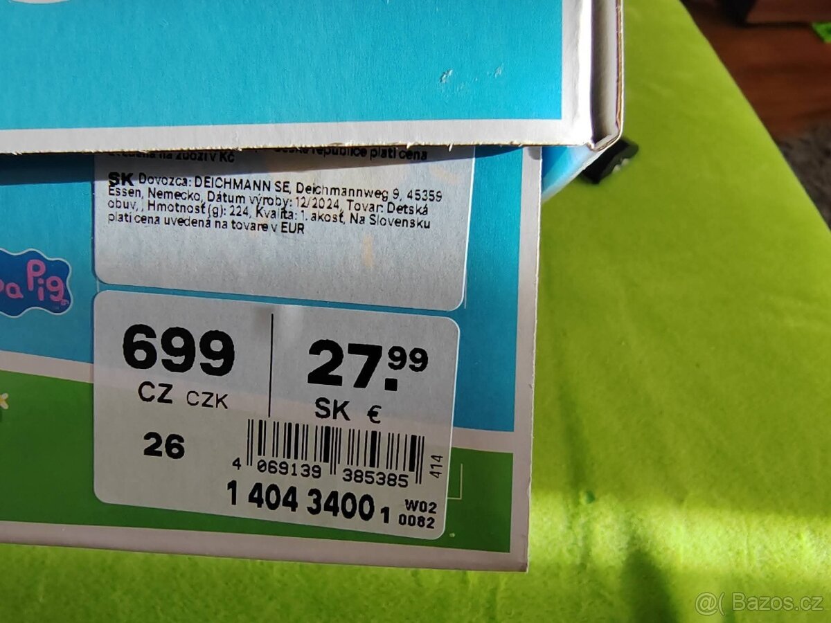 Nové dětské boty Peppa Pig 26 - 5