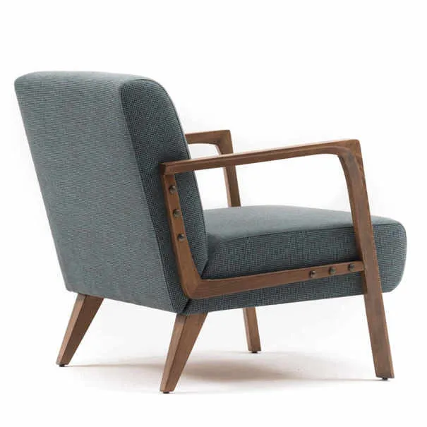 Křeslo modré Kemer, Sconto nábytek - 5