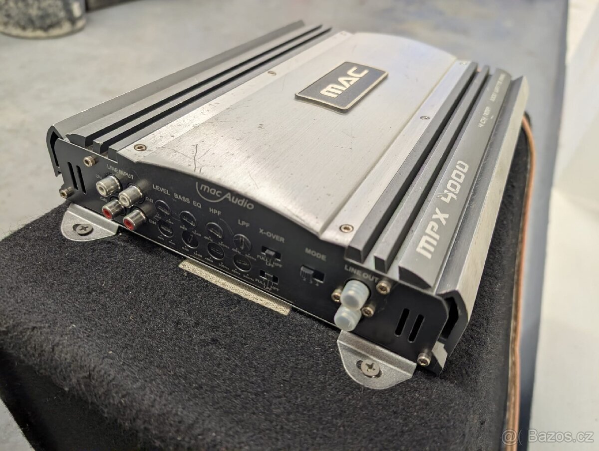 Subwoofer, zesilovač a kapacitor - 5