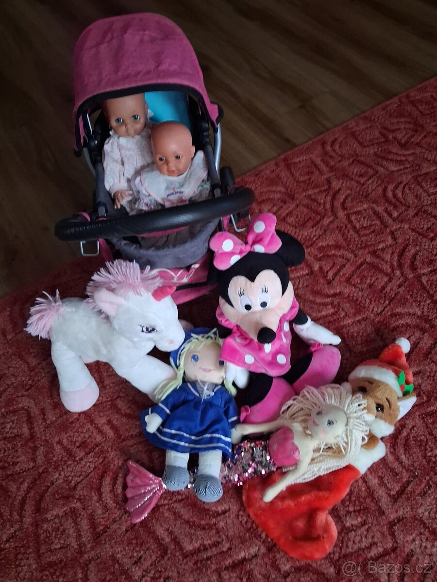 Kočárek a panenky,plyšáci - 5