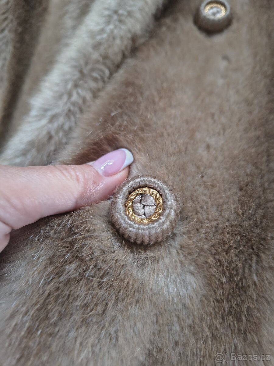 Pravý kožich z norka, vel S/36 - 5