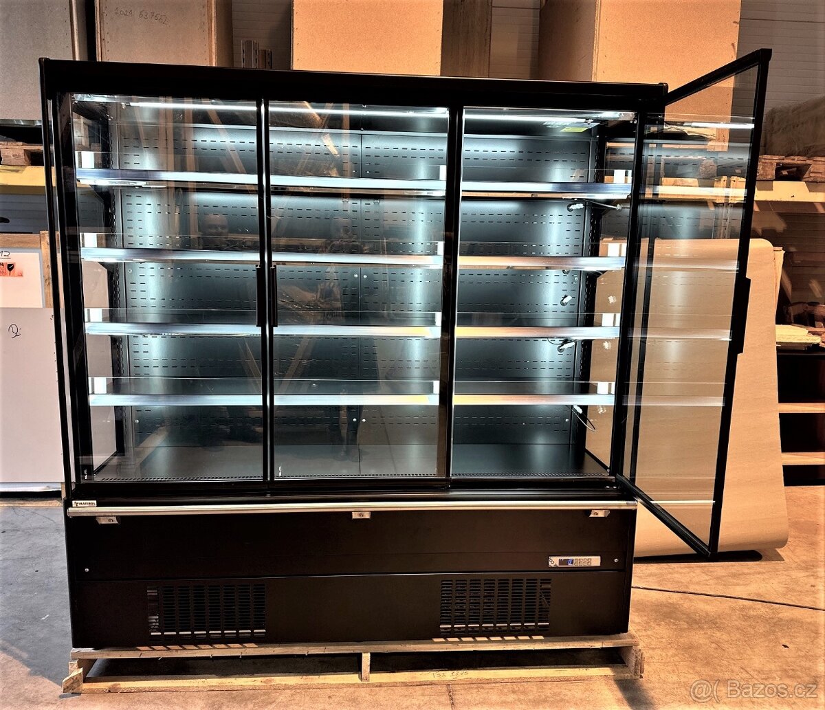 Chladící vitrína 2m SLIM s agregátem – hloubka 60 cm - 5