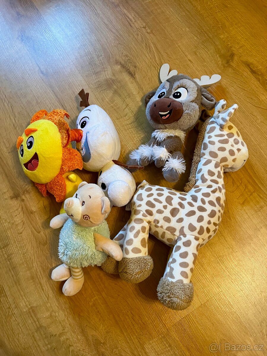 Plyšový lev 100cm + knížky + menší plyšáky - 5