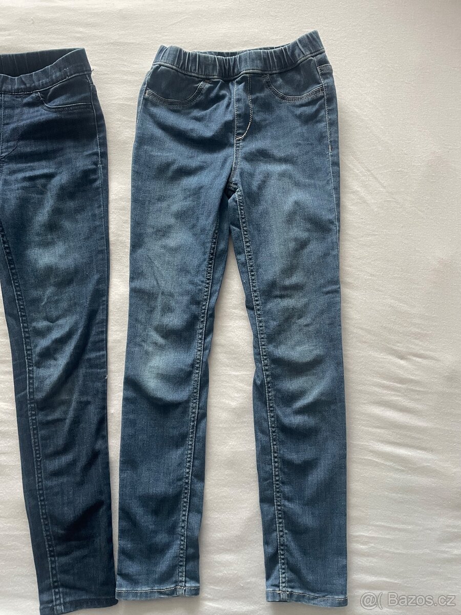 Dívčí džegíny velikost 122 - 5