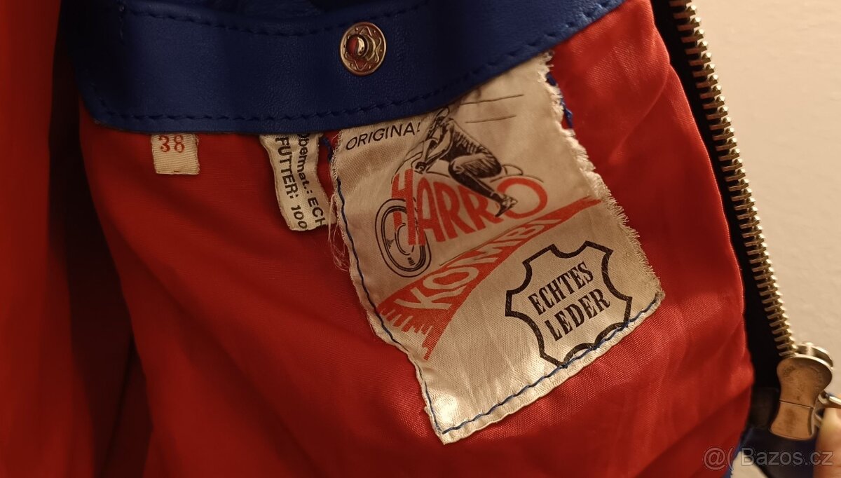 Kvalitní kožená kombinéza vel. 38, zn. Harro, děti/dámská - 5