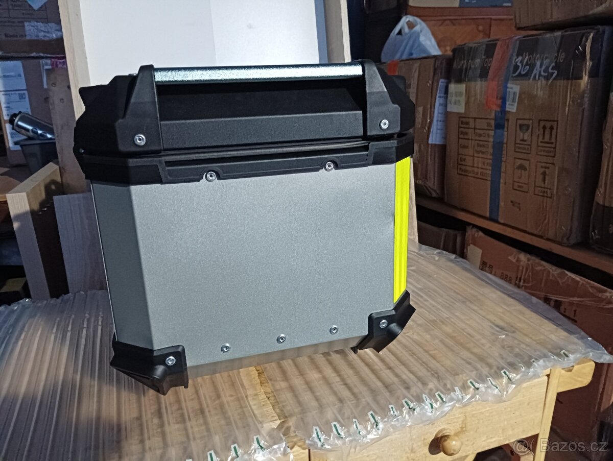 hliníkový TOPcase 36 l .. NOVÝ .. s plotnou - 5