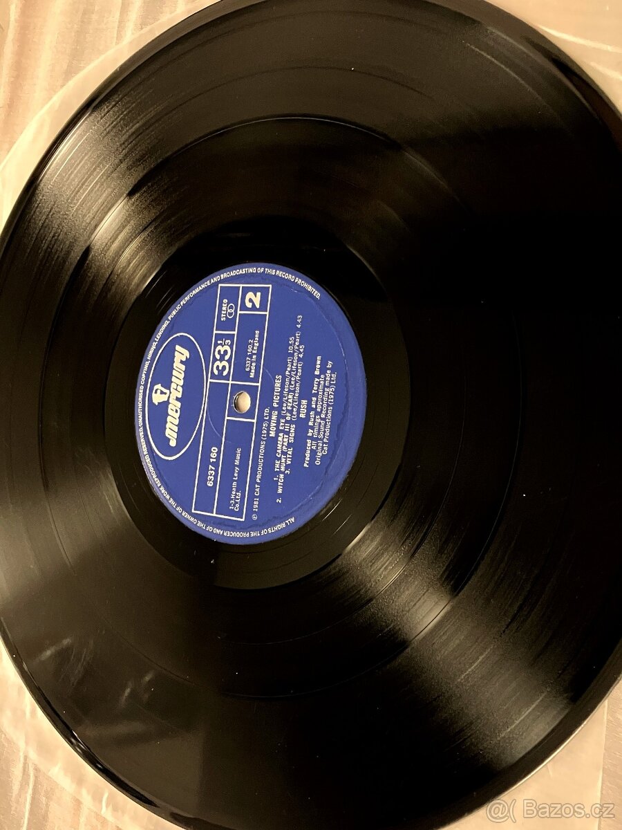 LP RUSH 1981 MOVING PICTURES UK FIRST PRESS - 5