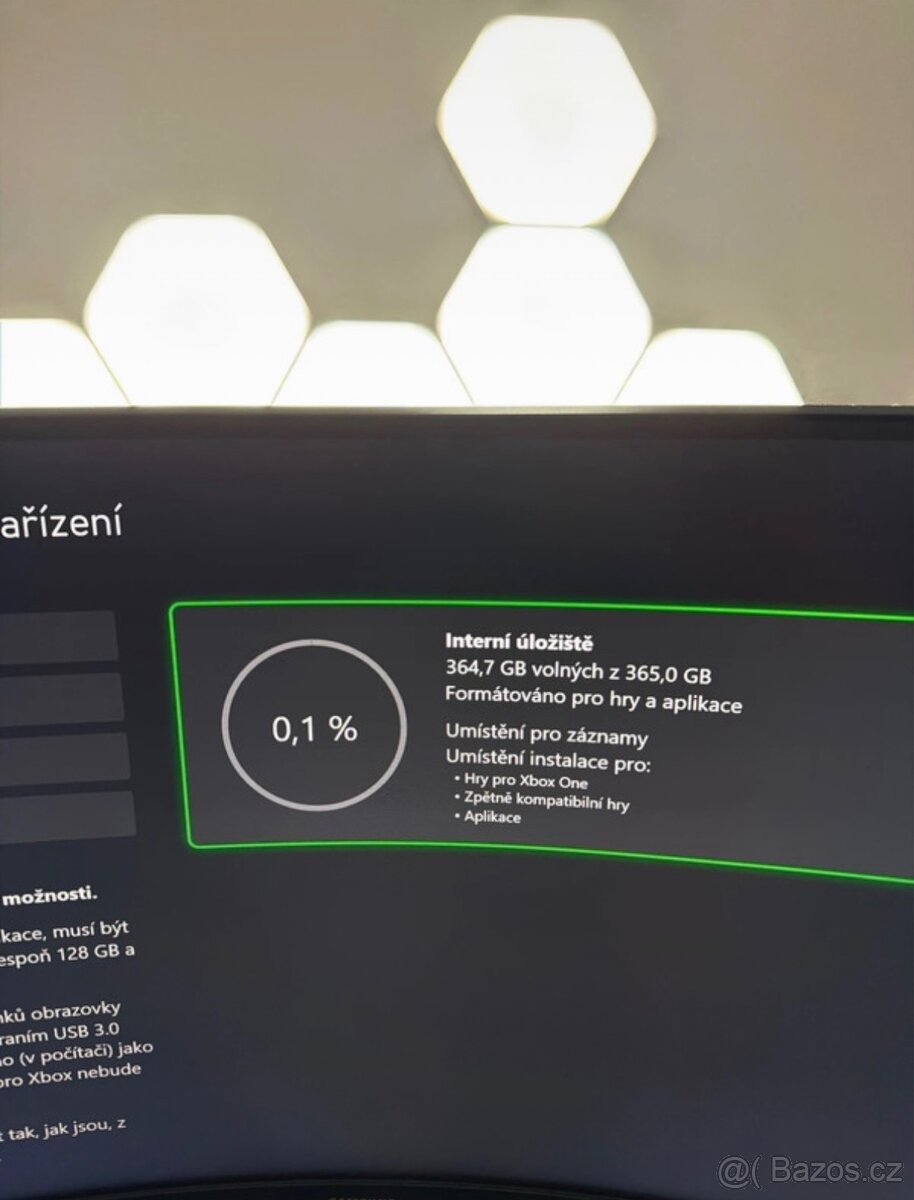 Xbox one 365gb + xbox ovladač - 5