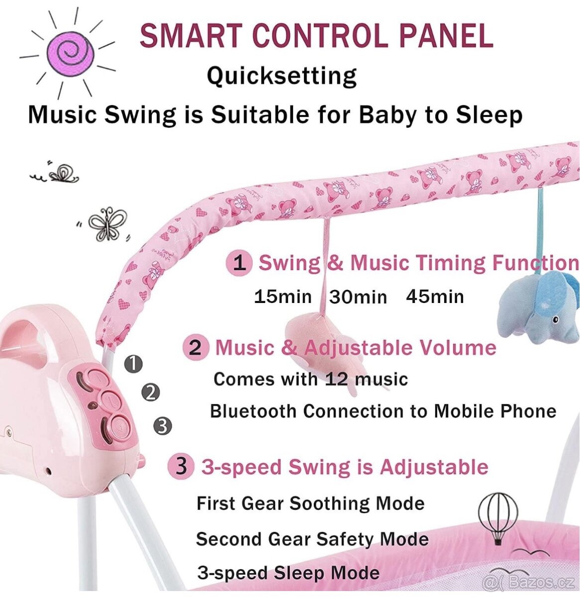 Dětská postýlka-kolébka nová - 5