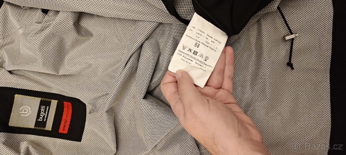 3XL Bunda lehká Bugatti černá Gore-Tex - 5