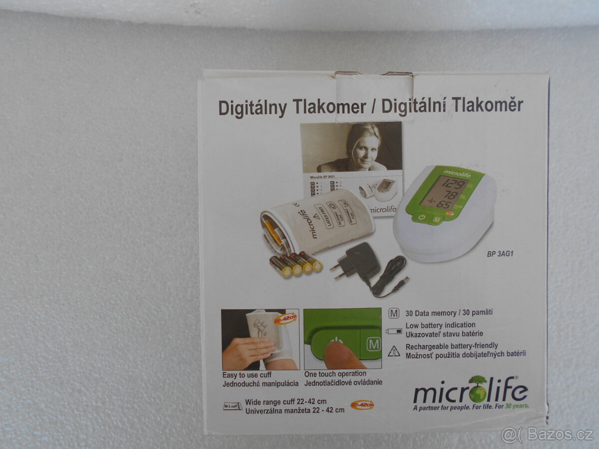 Digitální tlakoměr Microlife. - 5