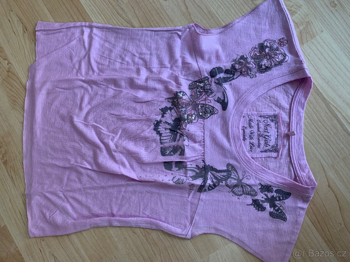 Prodam nove triko,tricko,top zn. Reserved vel.146 - 5