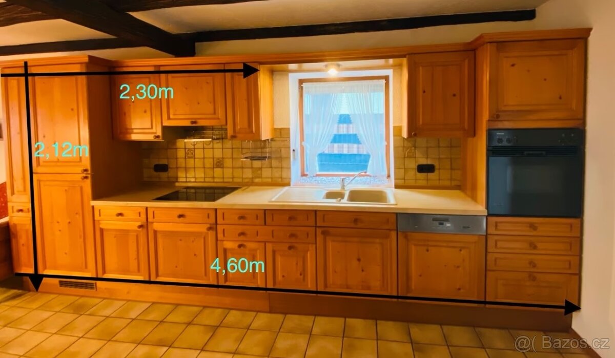 Dřevená rustikální kuchyně ROZÁRKA - 5