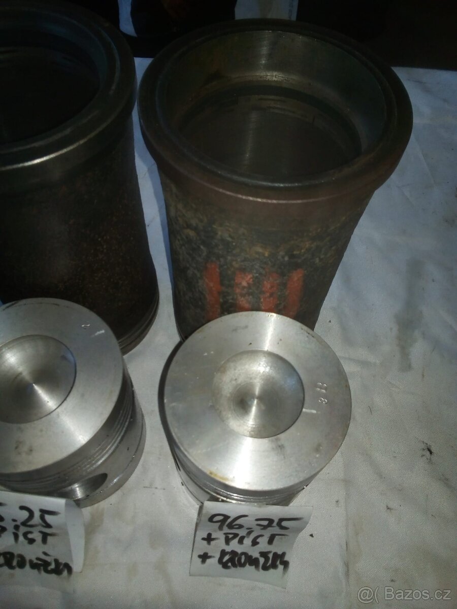 ZETOR - 3011 - 4011 - VÁLCE+PÍSTY+KROUŽKY - 5