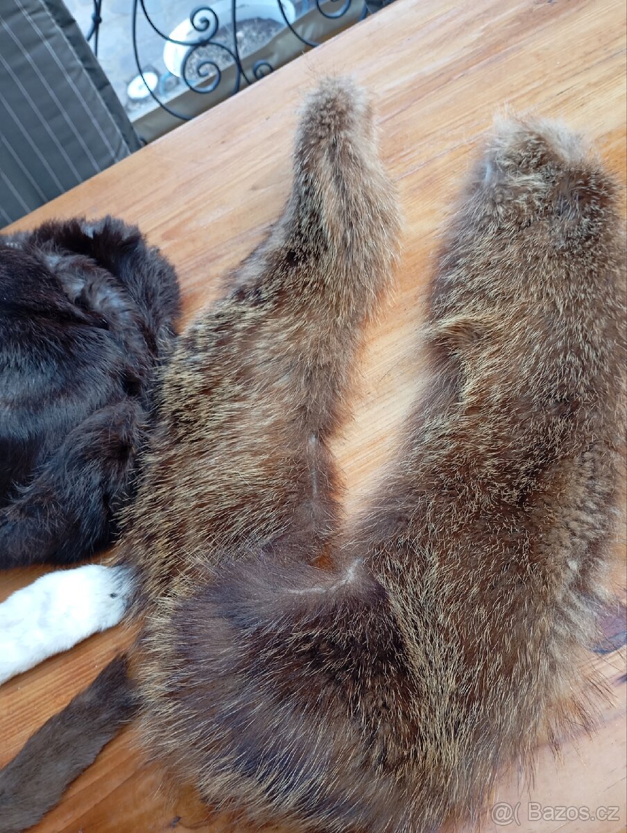 Čepice a límce pravá kožešina - 5