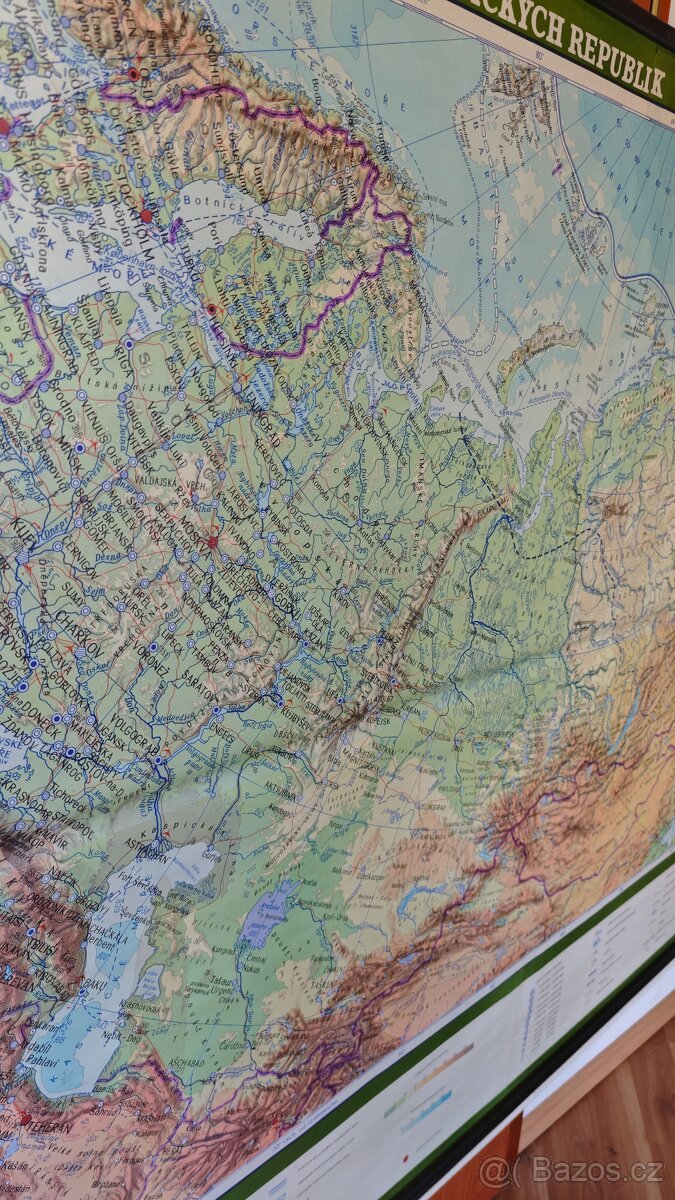 Školní mapa SSSR - 5