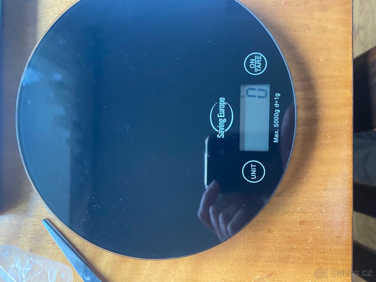 Kuchyňská váha elektronická digitální nová. Vynulování - 5