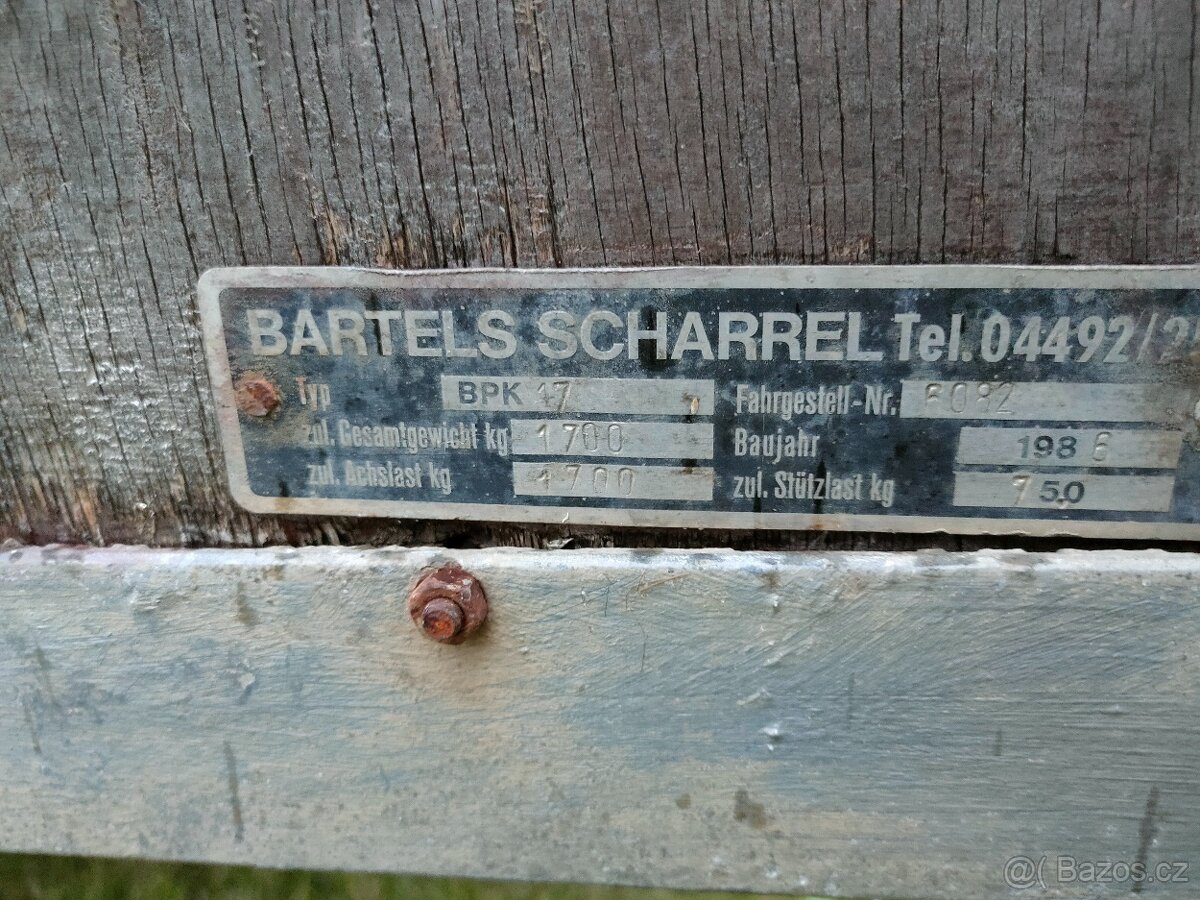 Dvounápravový přívěs bez TP - 5