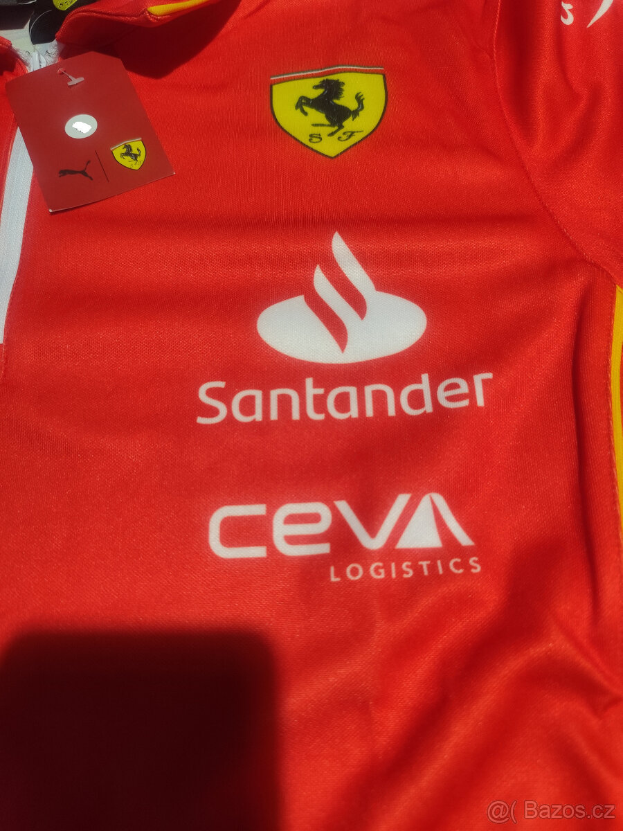 Scuderia Ferrari F1 tímové polo tričko - Nové s visačkami - 5