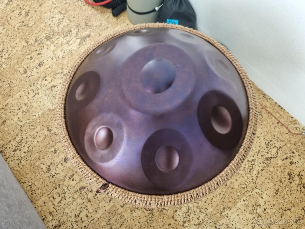 Handpan 18" G Tón / + Příslušenství / Meditační - 5