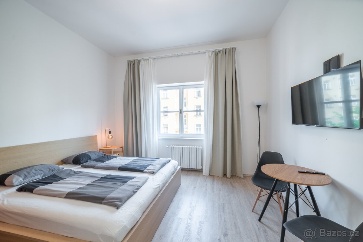 Pronájem — stylový byt 1kk pro pár ve Vinohradech - 5
