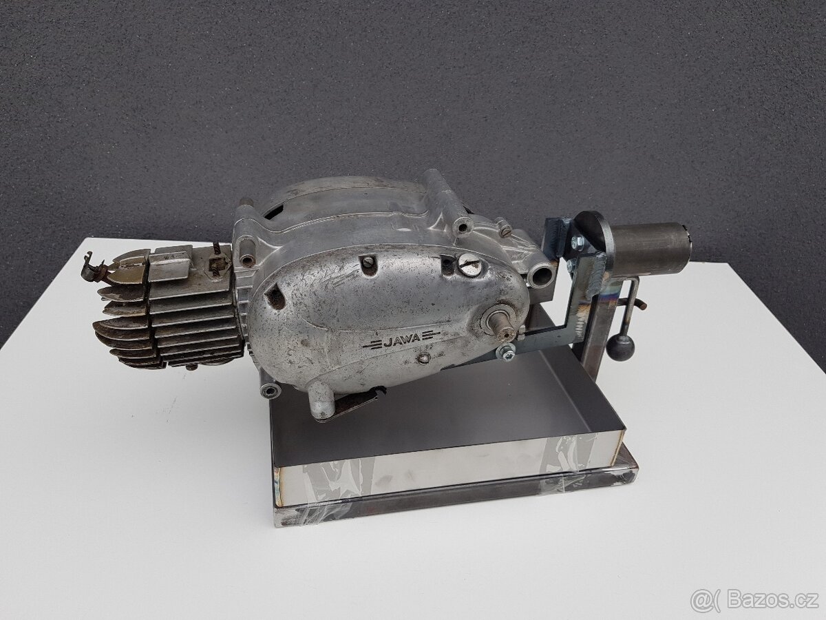 Jawa 50 pionýr, babetta, jawetta polohovadlo na GO motoru - 5