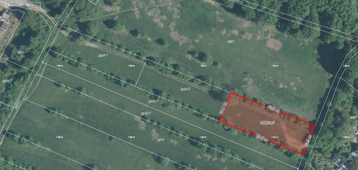 Prodej louky 1388 m² - 5