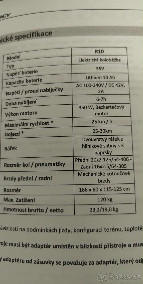 Elektrická terénní koloběžka MS energy - 5