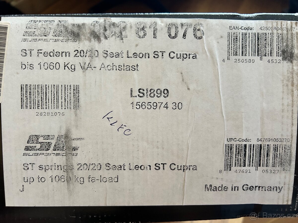 ST Suspensions - Seat Leon 5F Cupra 280 , golf R. - 5