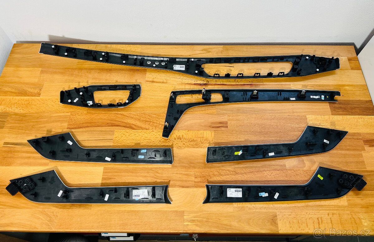 Audi A4 B9 hliníkový dekor lišty interiéru - 5