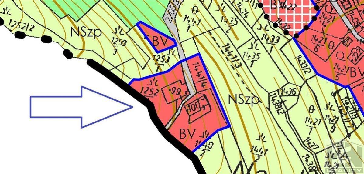 Prodej pozemku v obci Radčice u Železného Brodu 1417m2 - 5