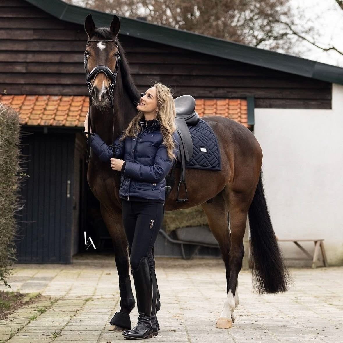 Podsedlova decka Equestrian Stockholm Modern DL navy - 5