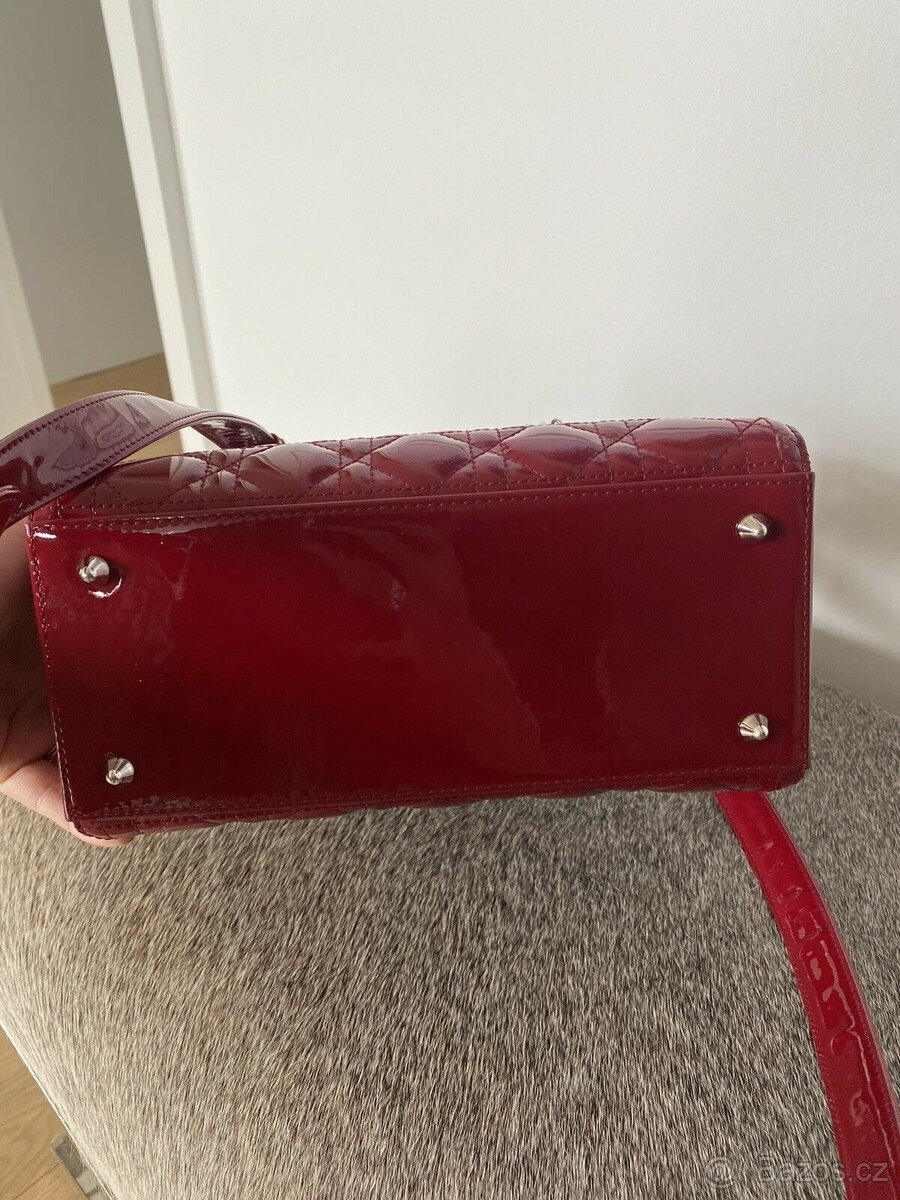 Kabelka Lady Dior střední velikosti - 5