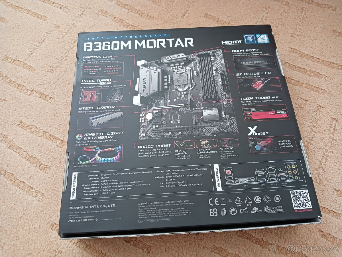 MB MSI B360M Mortar sock. 1151 - 5